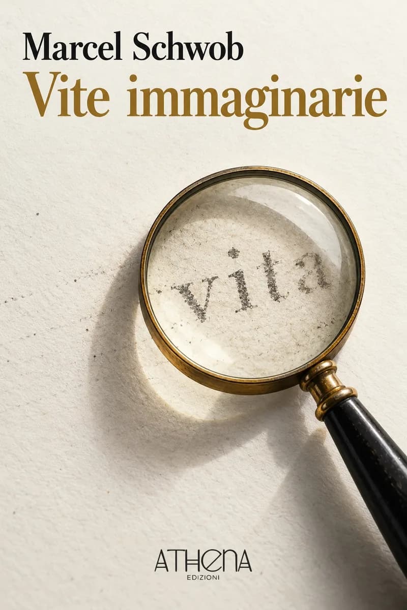 Vite immaginarie di Marcel Schwob – copertina Edizioni Athena