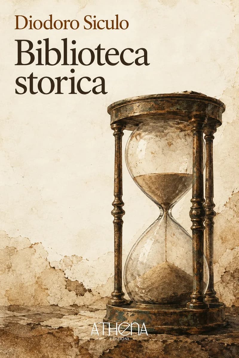 Biblioteca storica di Diodoro Siculo – copertina Edizioni Athena