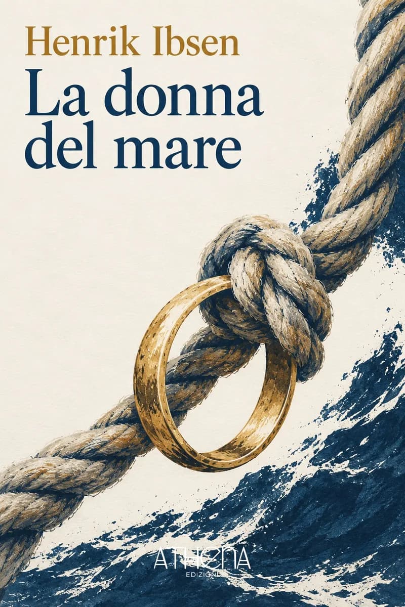 La donna del mare di Henrik Ibsen – copertina Edizioni Athena