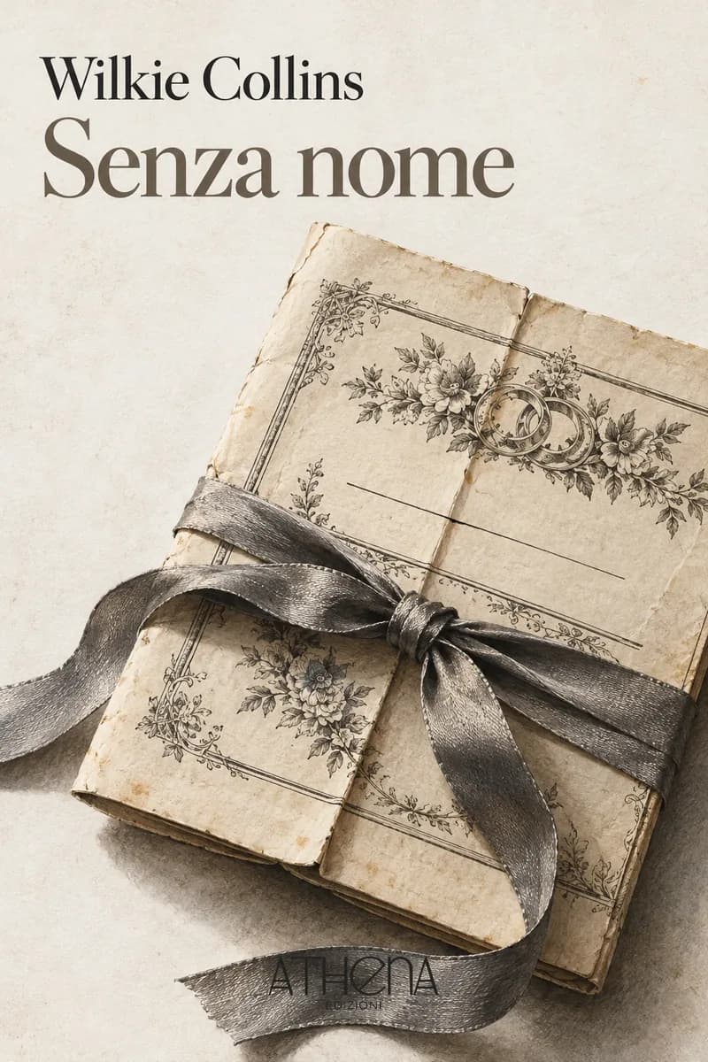 Senza nome di Wilkie Collins – copertina Edizioni Athena