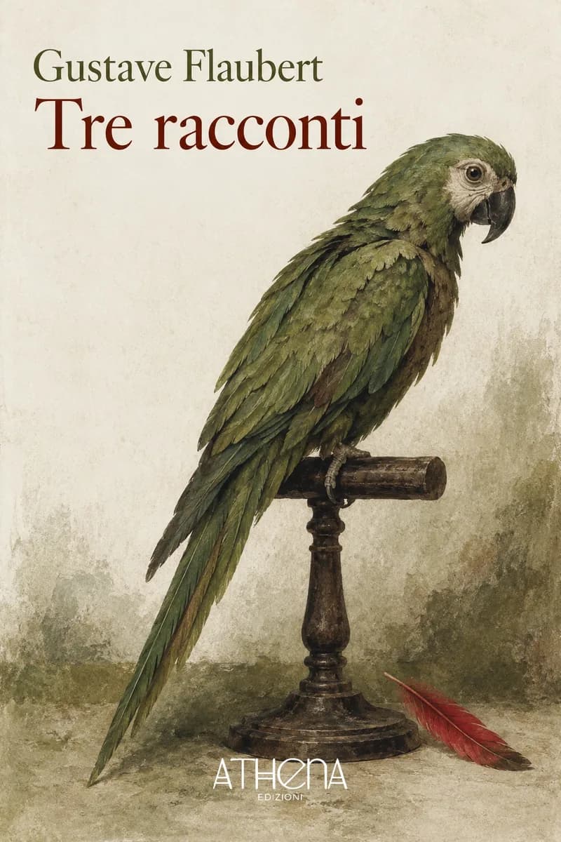 Tre racconti di Gustave Flaubert – copertina Edizioni Athena