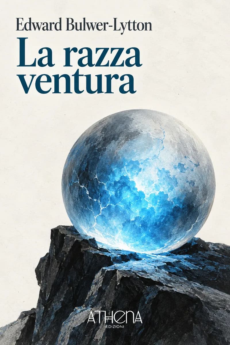 La razza ventura di Edward Bulwer-Lytton – copertina Edizioni Athena