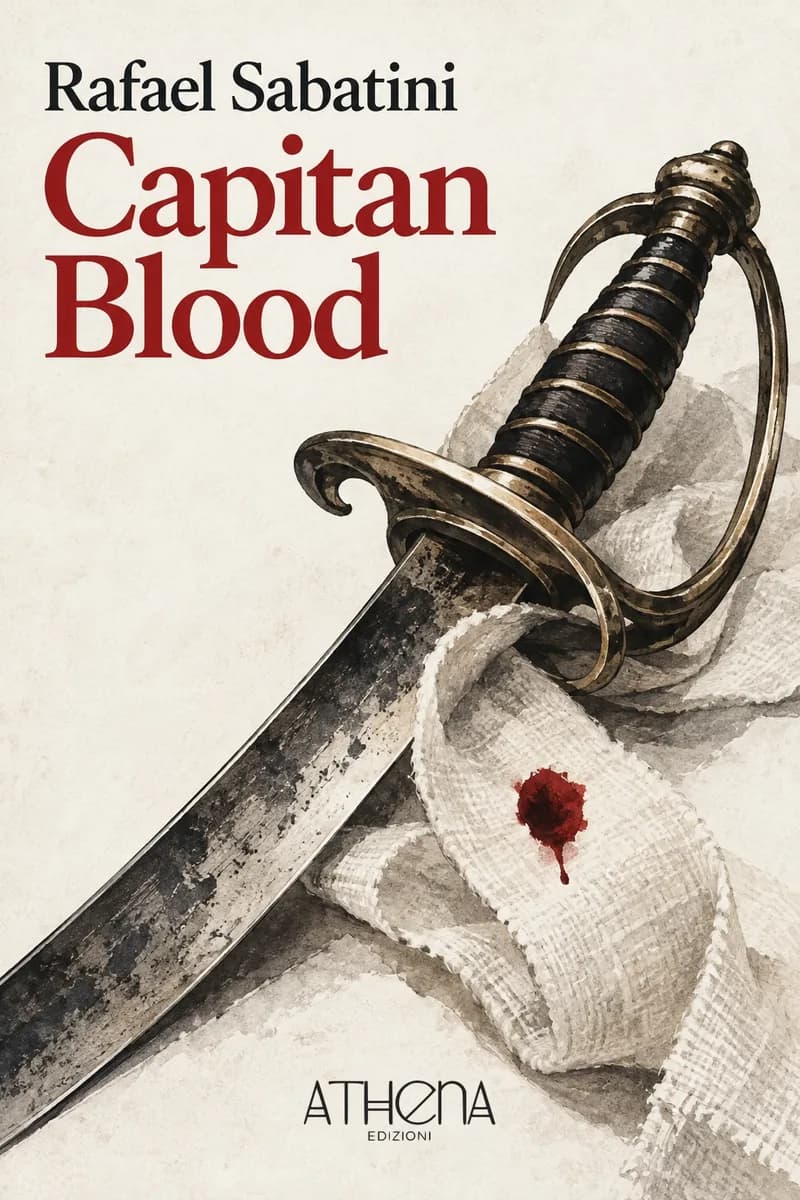 Capitan Blood di Rafael Sabatini – copertina Edizioni Athena