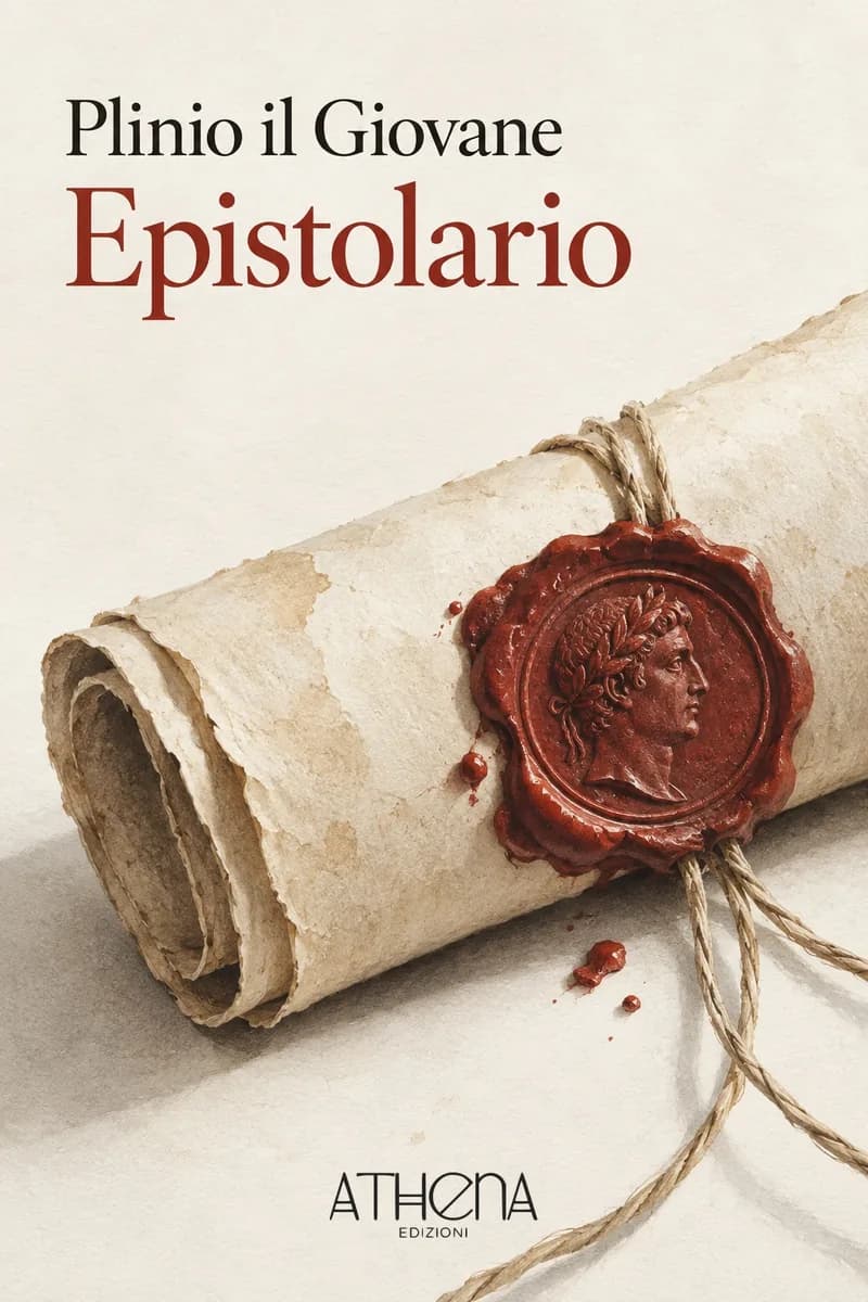 Epistolario di Plinio il Giovane – copertina Edizioni Athena