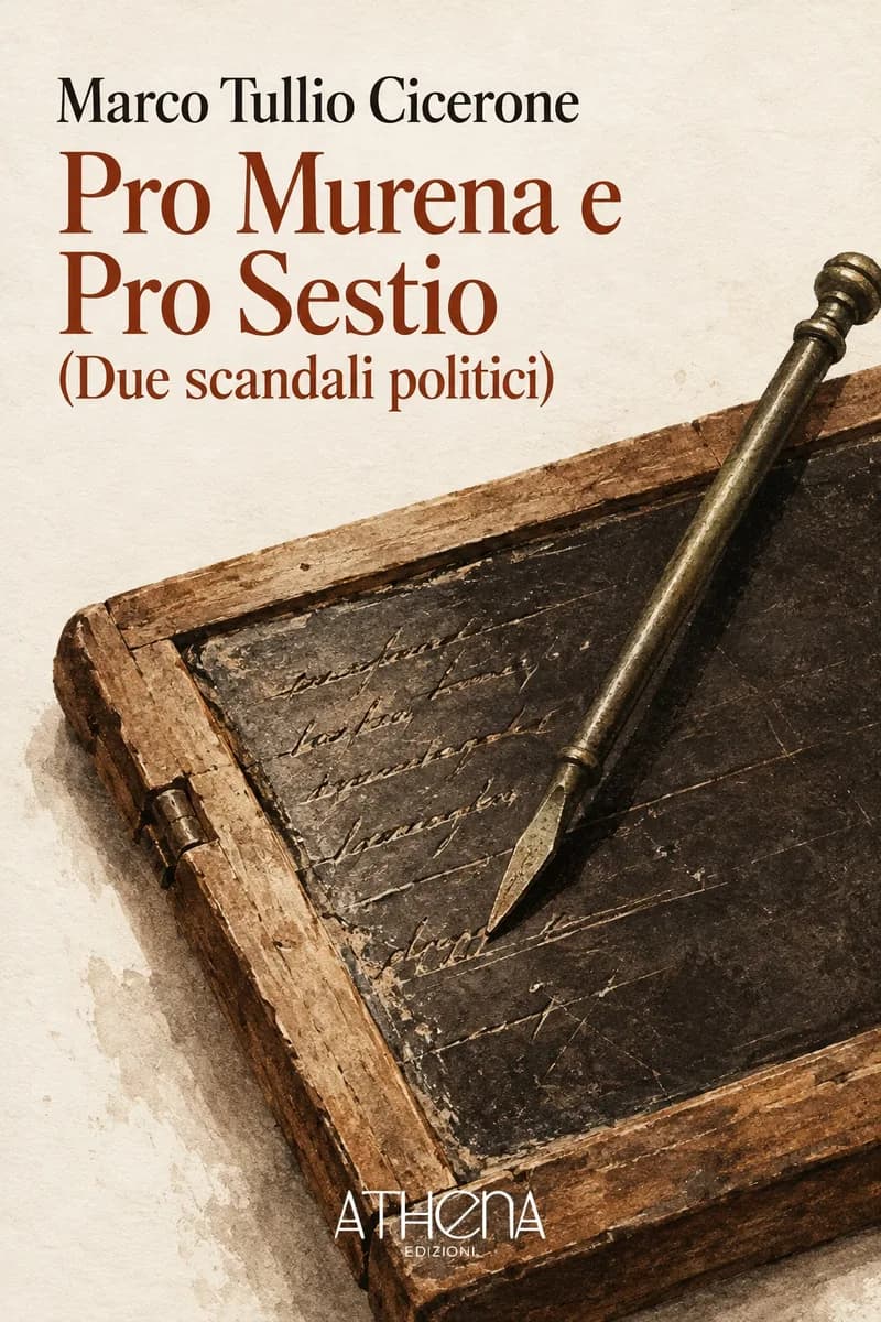 Pro Murena e Pro Sestio (Due scandali politici) di Marco Tullio Cicerone – copertina Edizioni Athena
