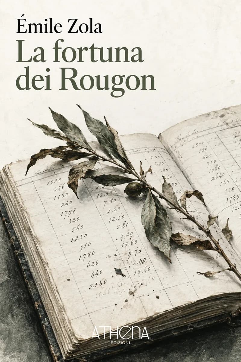 La fortuna dei Rougon di Émile Zola – copertina Edizioni Athena