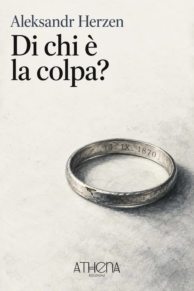 Di chi è la colpa? di Aleksandr Herzen – copertina Edizioni Athena