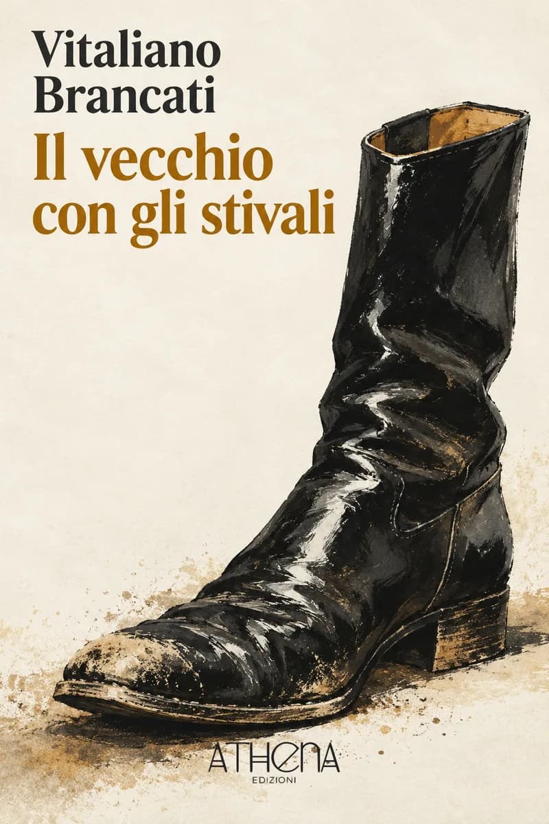 Il vecchio con gli stivali di Vitaliano Brancati – copertina Edizioni Athena
