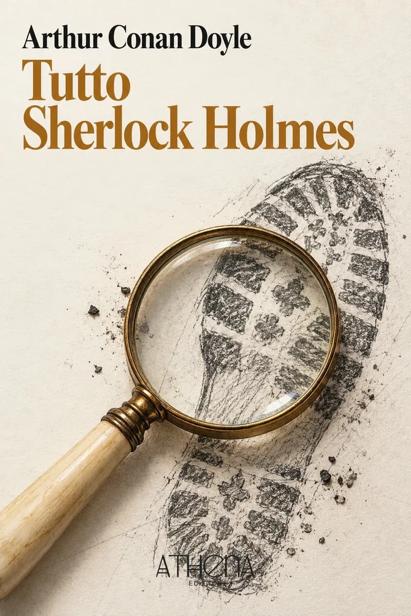 Tutto Sherlock Holmes di Arthur Conan Doyle – copertina Edizioni Athena
