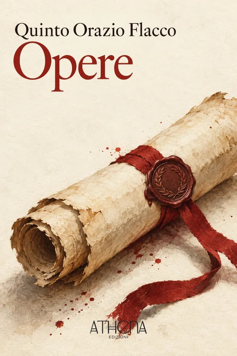 Opere di Quinto Orazio Flacco – copertina Edizioni Athena