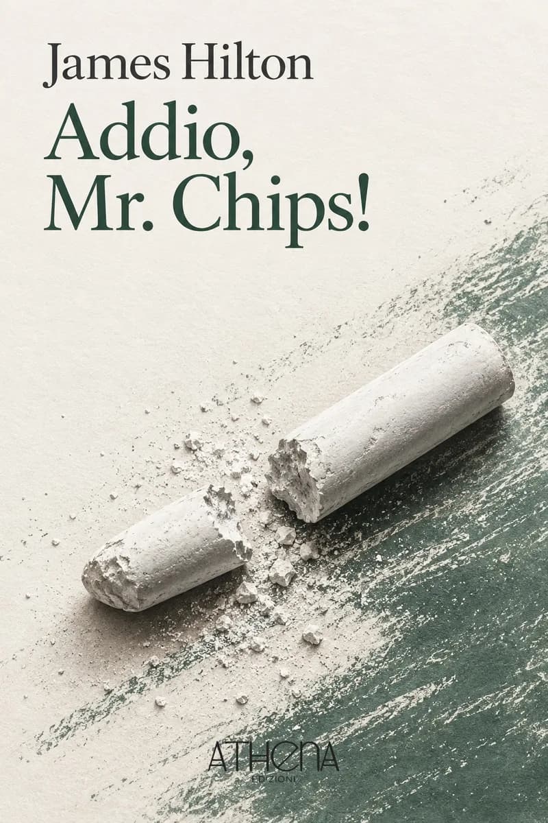 Addio, Mr. Chips! di James Hilton – copertina Edizioni Athena