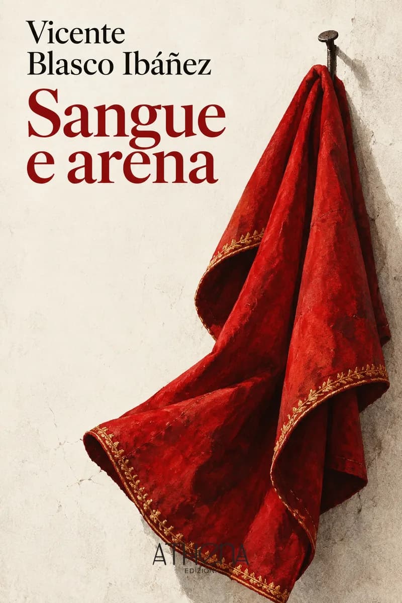 Sangue e arena di Vicente Blasco Ibáñez – copertina Edizioni Athena