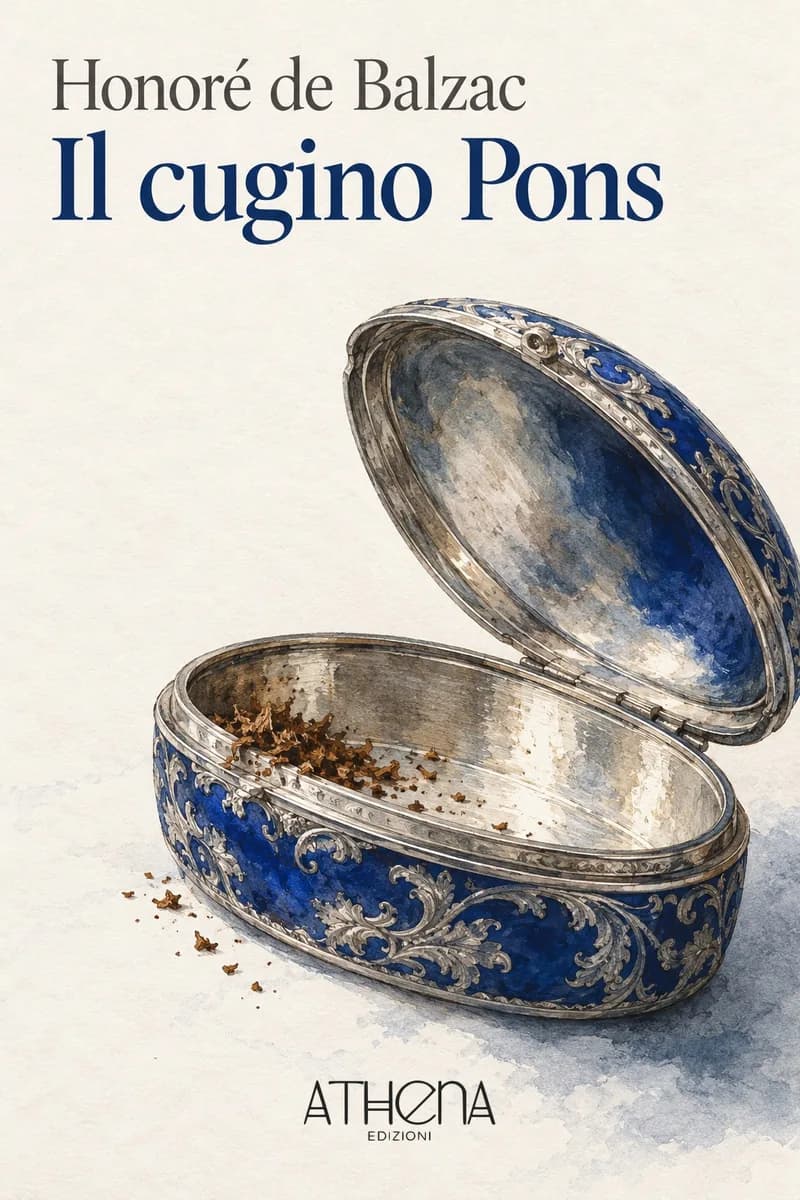 Il cugino Pons di Honoré de Balzac – copertina Edizioni Athena