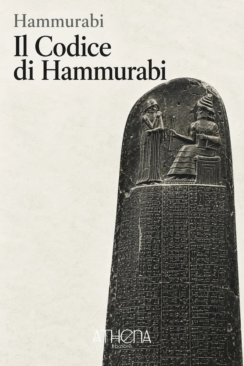 Il Codice di Hammurabi di Hammurabi – copertina Edizioni Athena