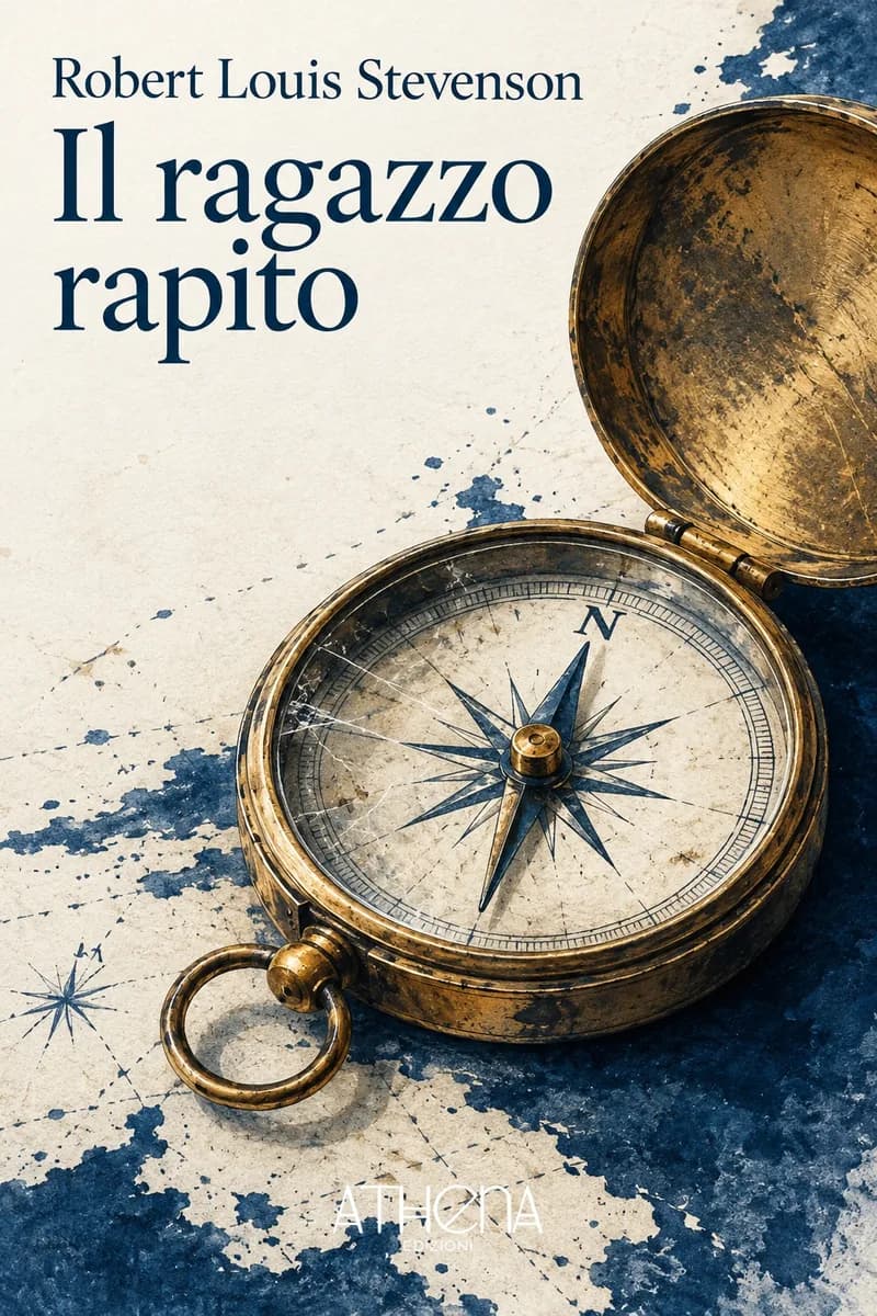 Il ragazzo rapito di Robert Louis Stevenson – copertina Edizioni Athena