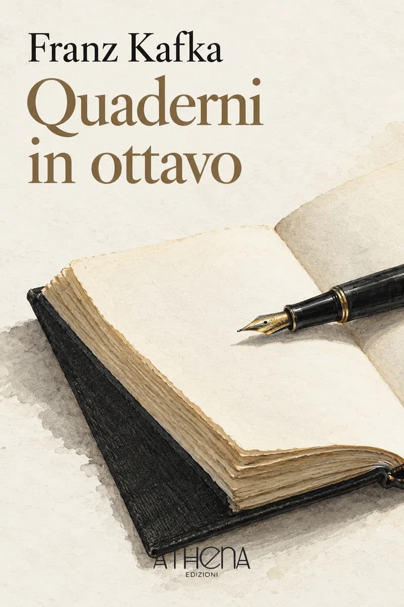Quaderni in ottavo di Franz Kafka – copertina Edizioni Athena