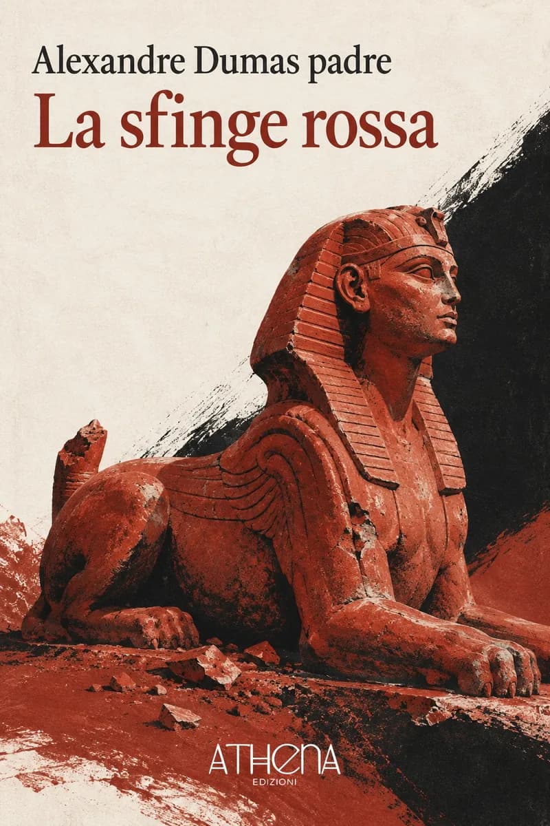 La sfinge rossa di Alexandre Dumas padre – copertina Edizioni Athena