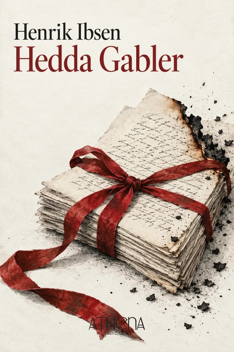 Hedda Gabler di Henrik Ibsen – copertina Edizioni Athena