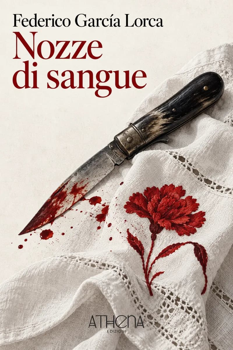 Nozze di sangue di Federico García Lorca – copertina Edizioni Athena