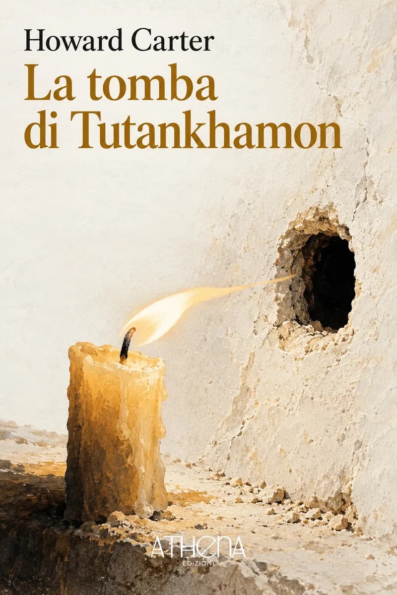 La tomba di Tutankhamon di Howard Carter – copertina Edizioni Athena