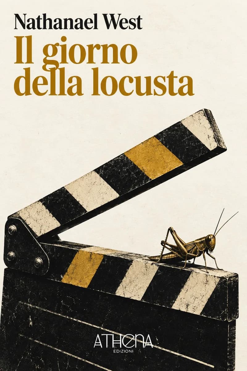 Il giorno della locusta di Nathanael West – copertina Edizioni Athena