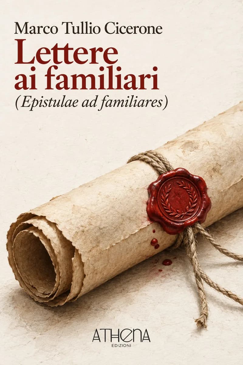 Lettere ai familiari (Epistulae ad familiares) di Marco Tullio Cicerone – copertina Edizioni Athena