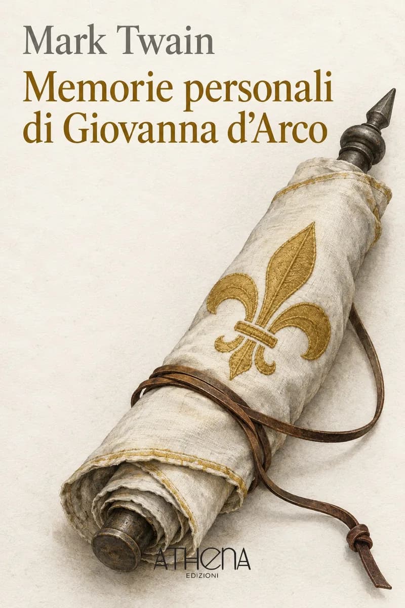 Memorie personali di Giovanna d'Arco di Mark Twain – copertina Edizioni Athena