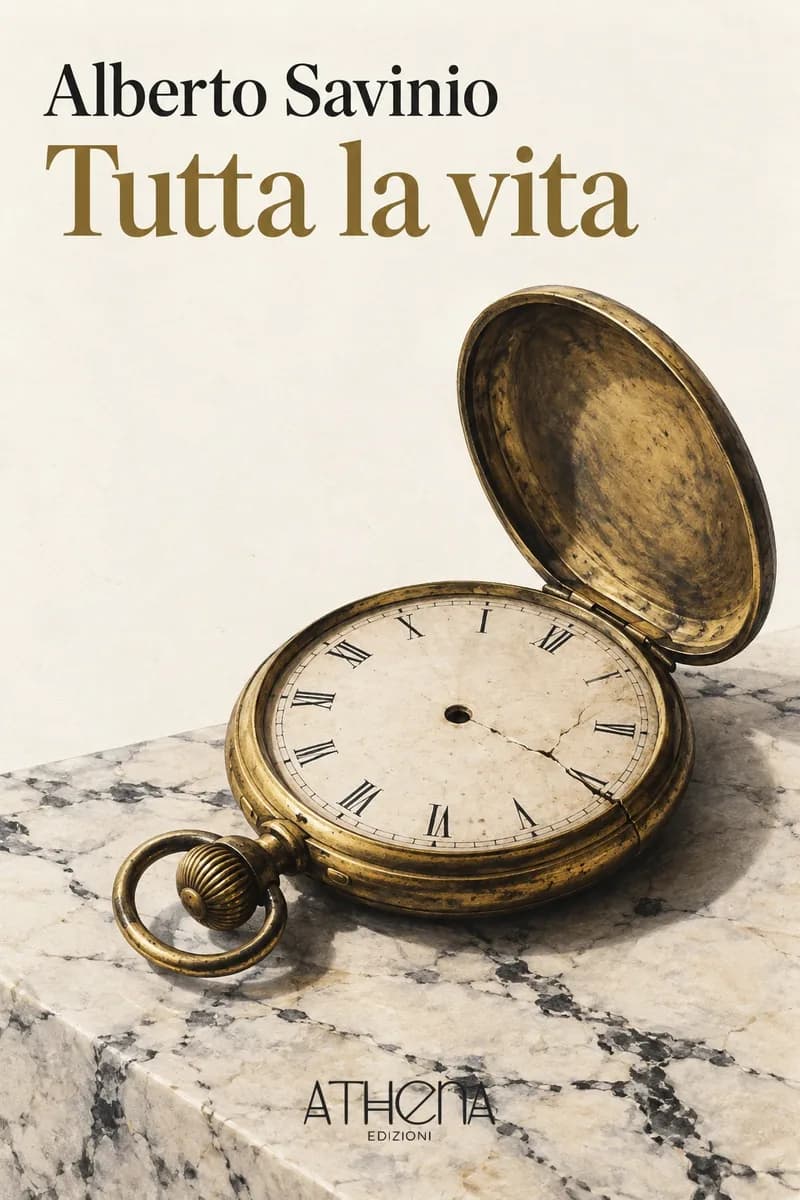 Tutta la vita di Alberto Savinio – copertina Edizioni Athena