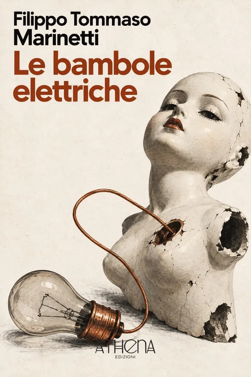 Le bambole elettriche di Filippo Tommaso Marinetti – copertina Edizioni Athena