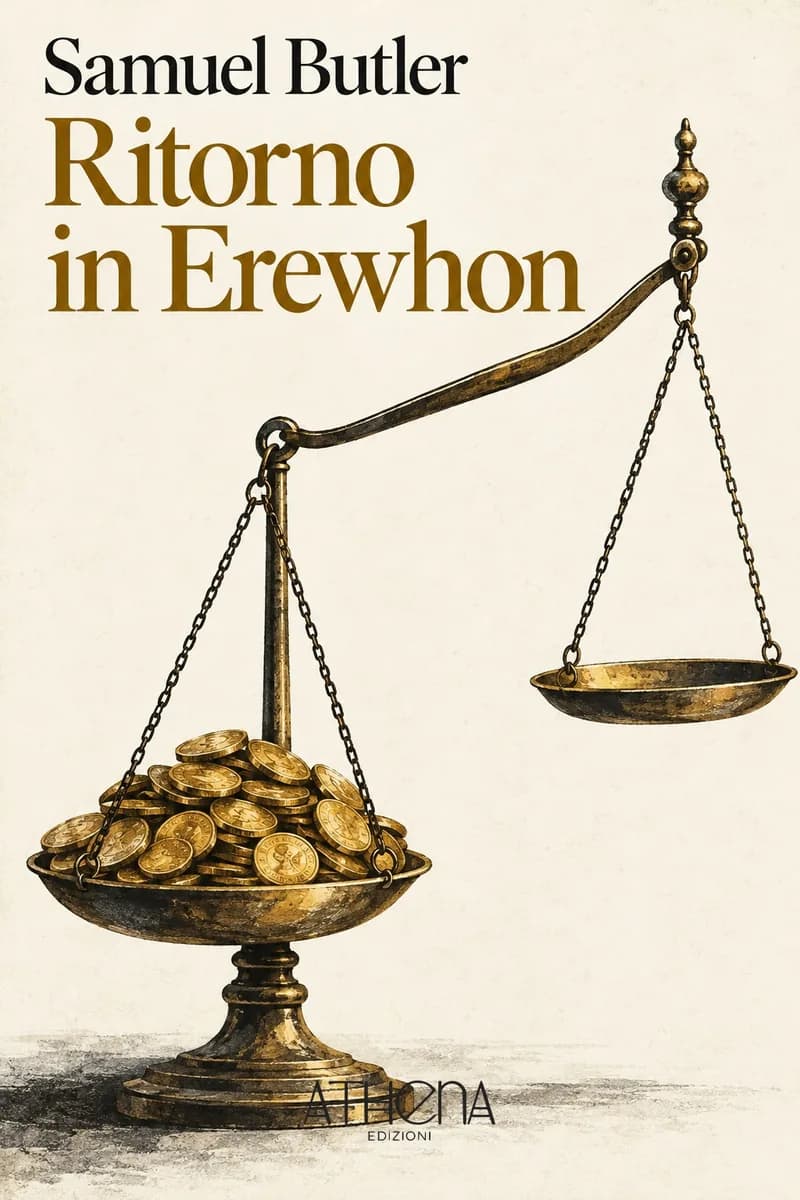 Ritorno in Erewhon di Samuel Butler – copertina Edizioni Athena