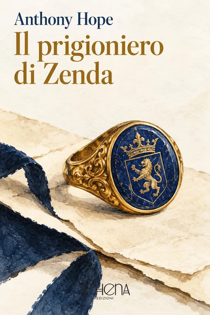 Il prigioniero di Zenda di Anthony Hope – copertina Edizioni Athena