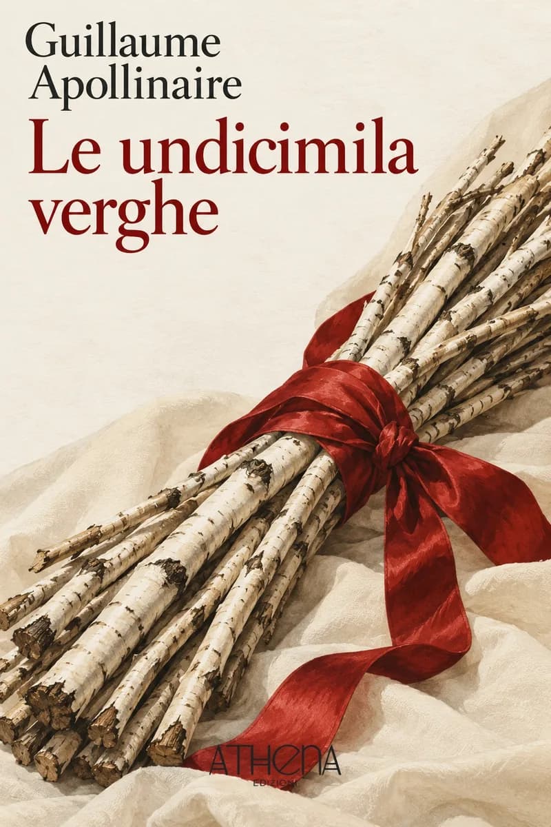 Le undicimila verghe di Guillaume Apollinaire – copertina Edizioni Athena