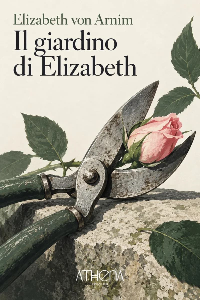 Il giardino di Elizabeth di Elizabeth von Arnim – copertina Edizioni Athena