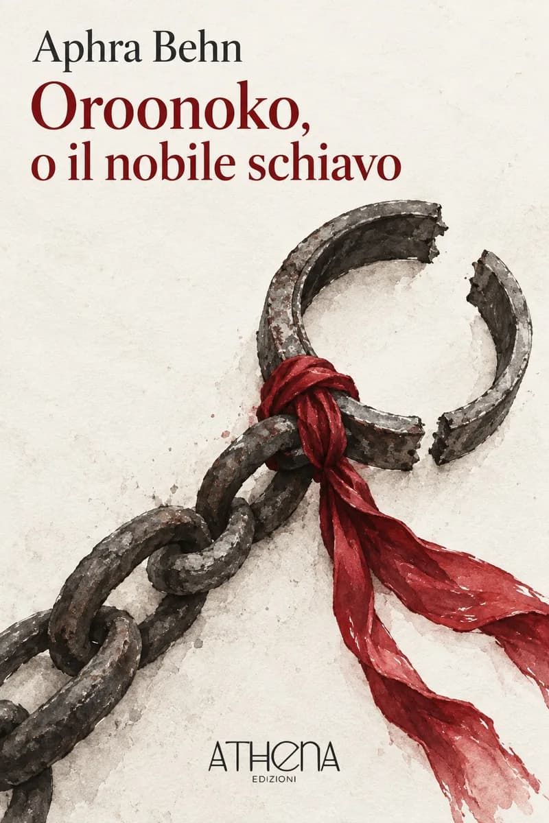 Oroonoko, o il nobile schiavo di Aphra Behn – copertina Edizioni Athena
