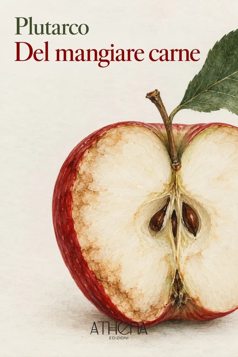 Del mangiare carne di Plutarco – copertina Edizioni Athena