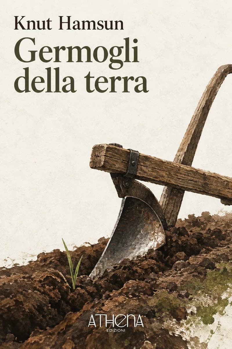 Germogli della terra di Knut Hamsun – copertina Edizioni Athena