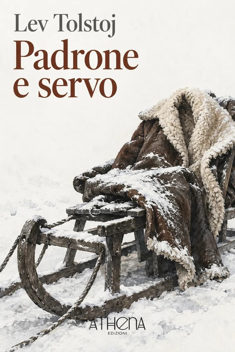 Padrone e servo di Lev Tolstoj – copertina Edizioni Athena
