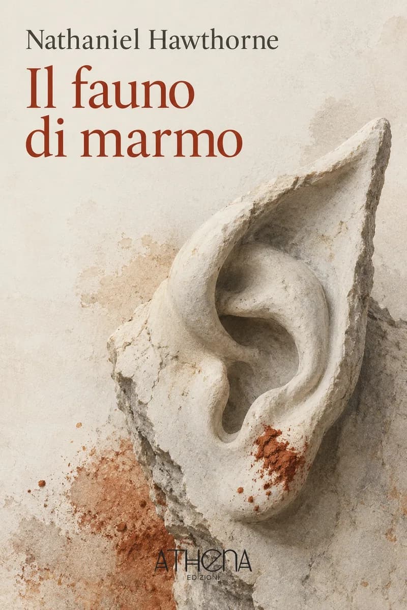 Il fauno di marmo di Nathaniel Hawthorne – copertina Edizioni Athena