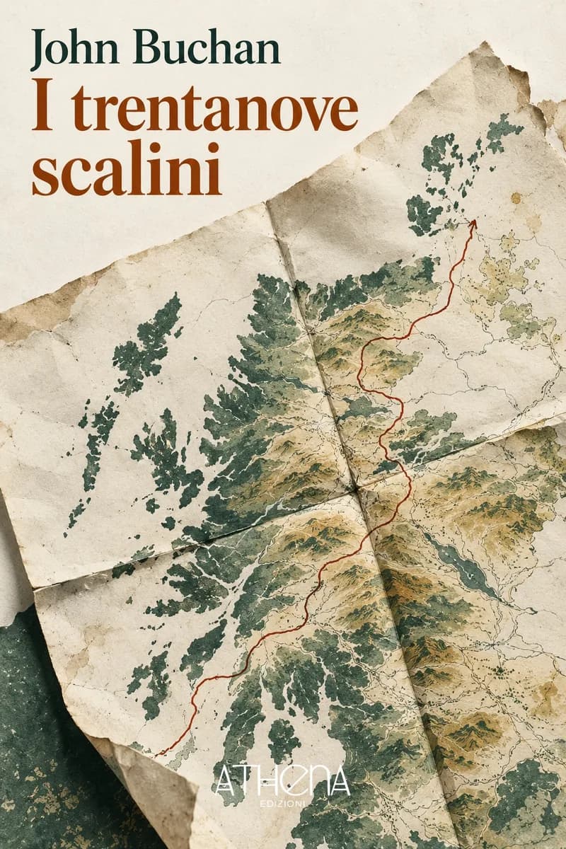 I trentanove scalini di John Buchan – copertina Edizioni Athena