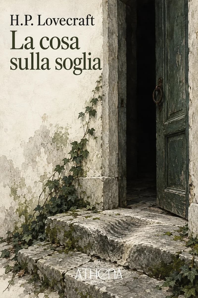 La cosa sulla soglia di H.P. Lovecraft – copertina Edizioni Athena
