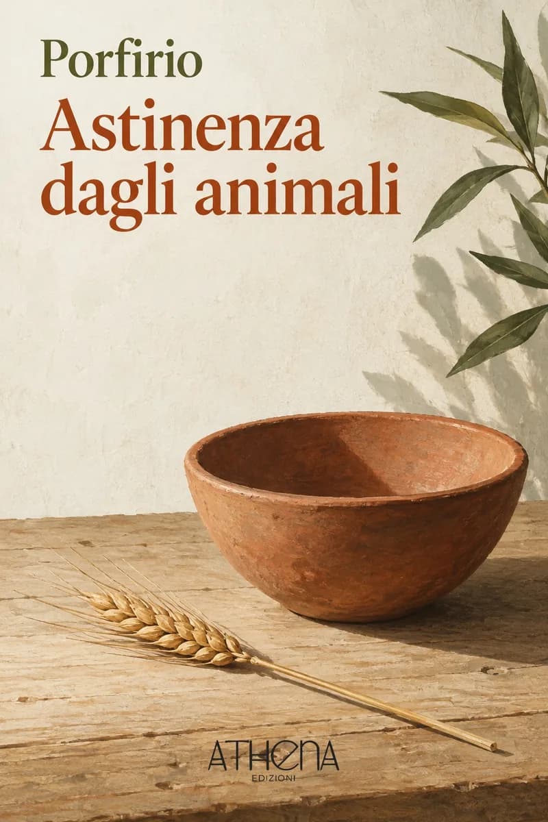 Astinenza dagli animali di Porfirio – copertina Edizioni Athena