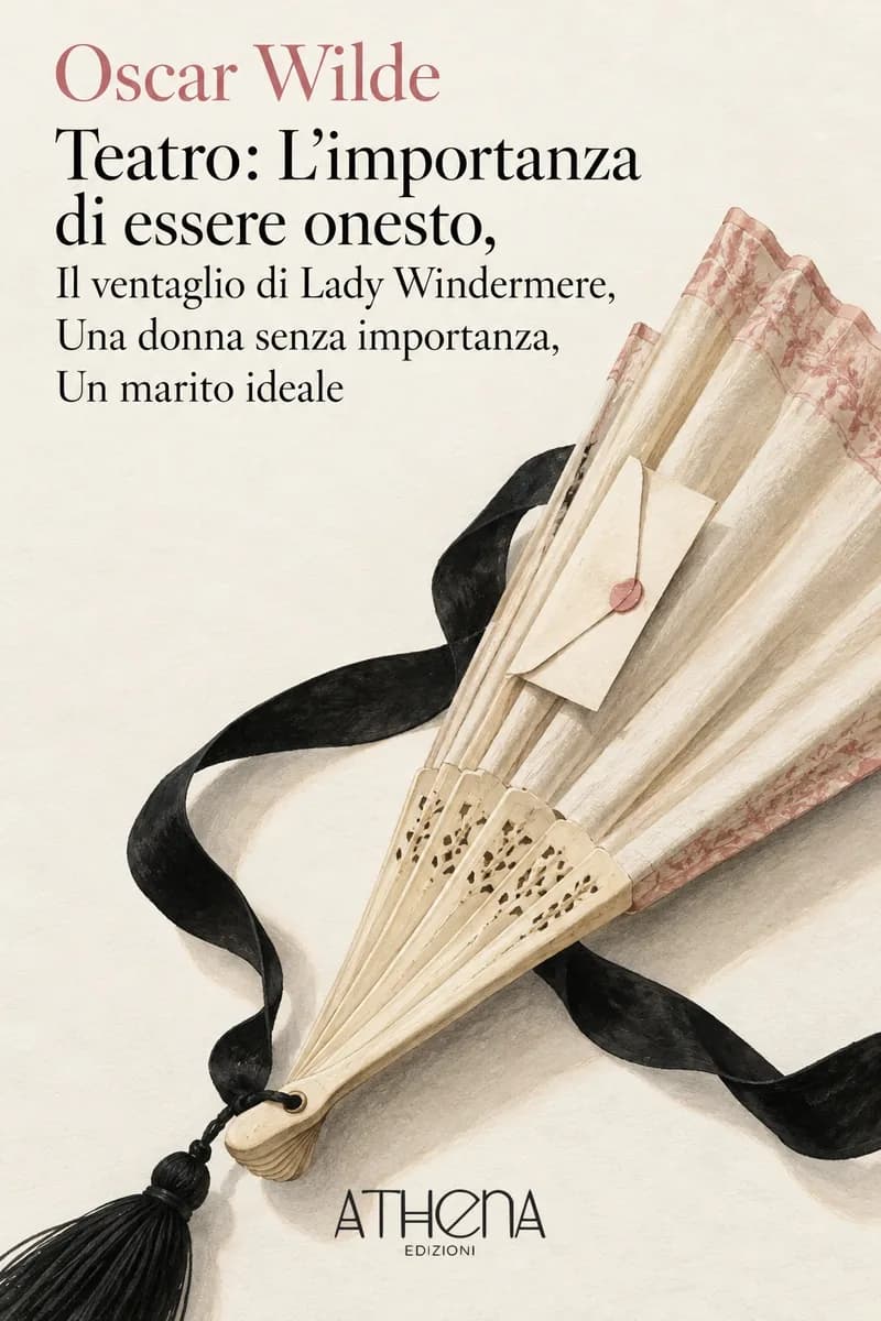 Teatro: L'importanza di essere onesto, Il ventaglio di Lady Winde di Oscar Wilde – copertina Edizioni Athena