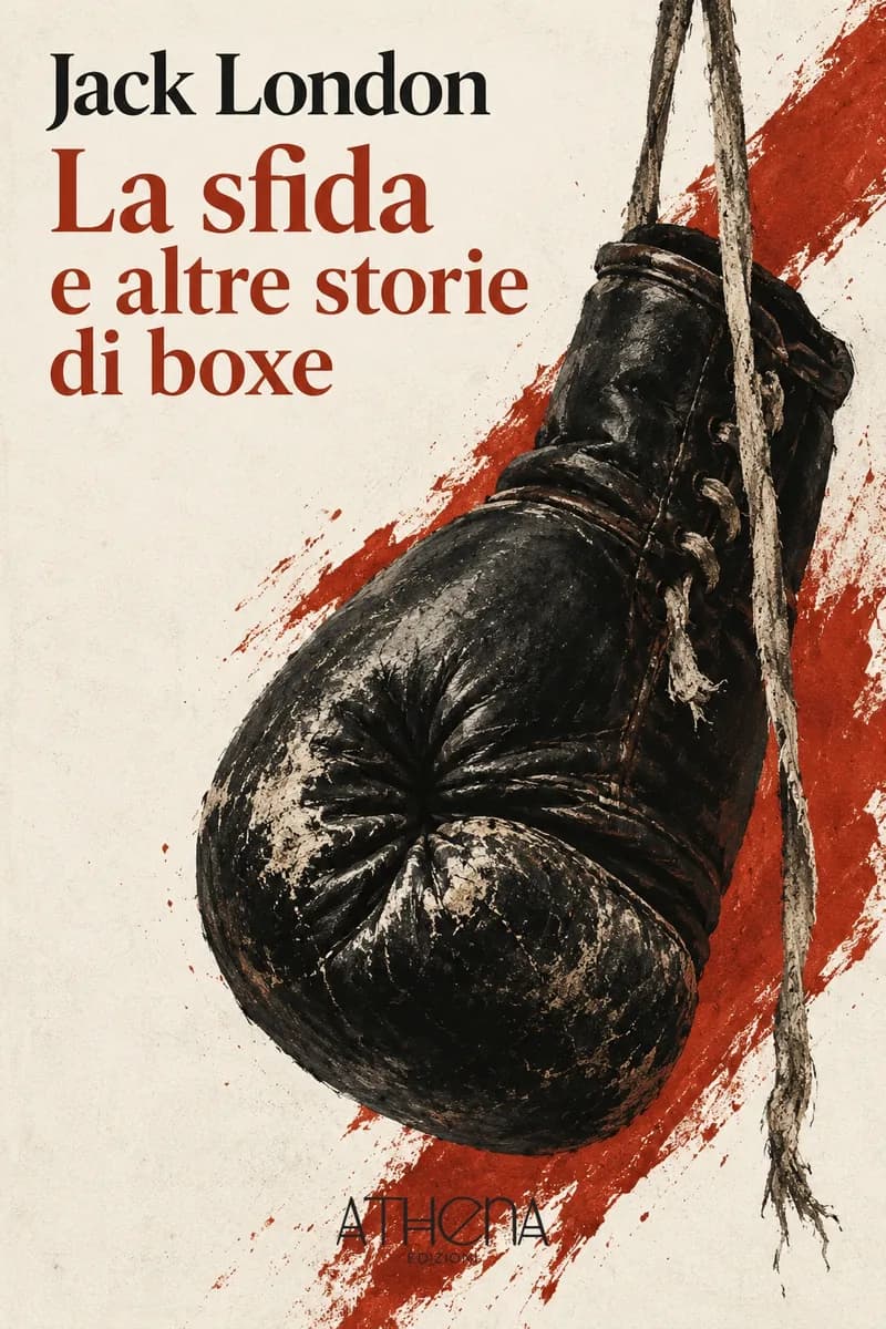 La sfida e altre storie di boxe di Jack London – copertina Edizioni Athena