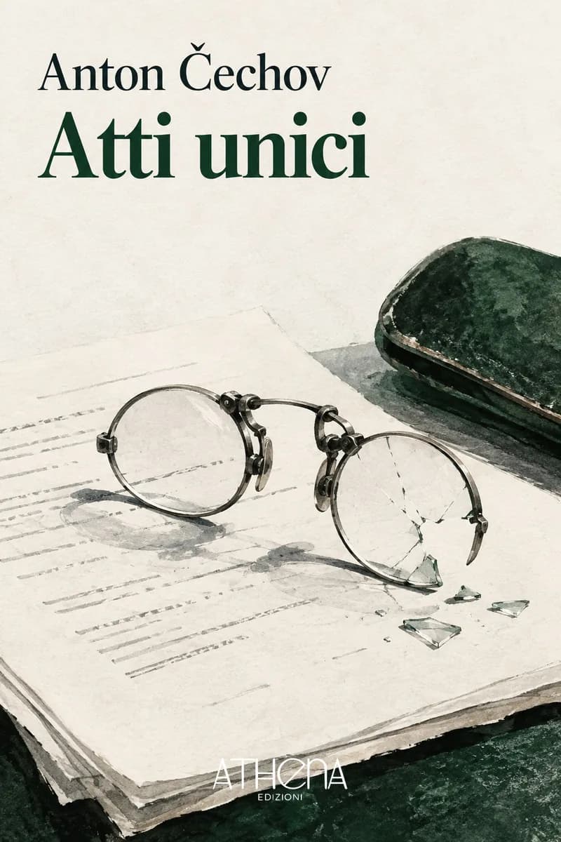 Atti unici di Anton Čechov – copertina Edizioni Athena