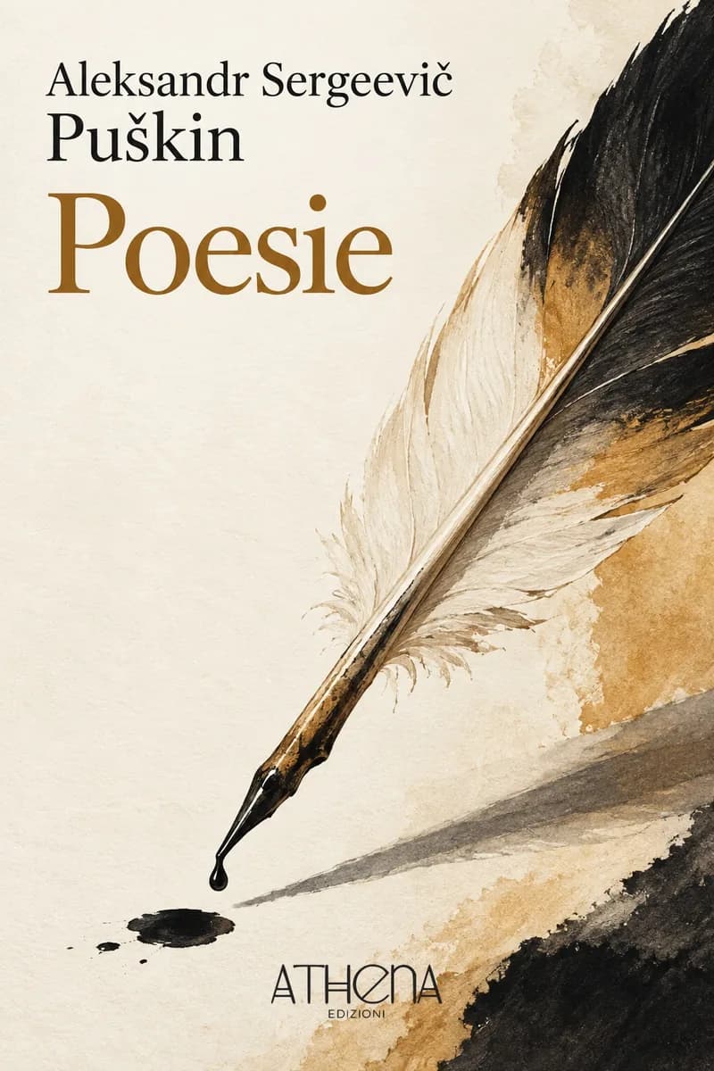 Poesie di Aleksandr Sergeevič Puškin – copertina Edizioni Athena