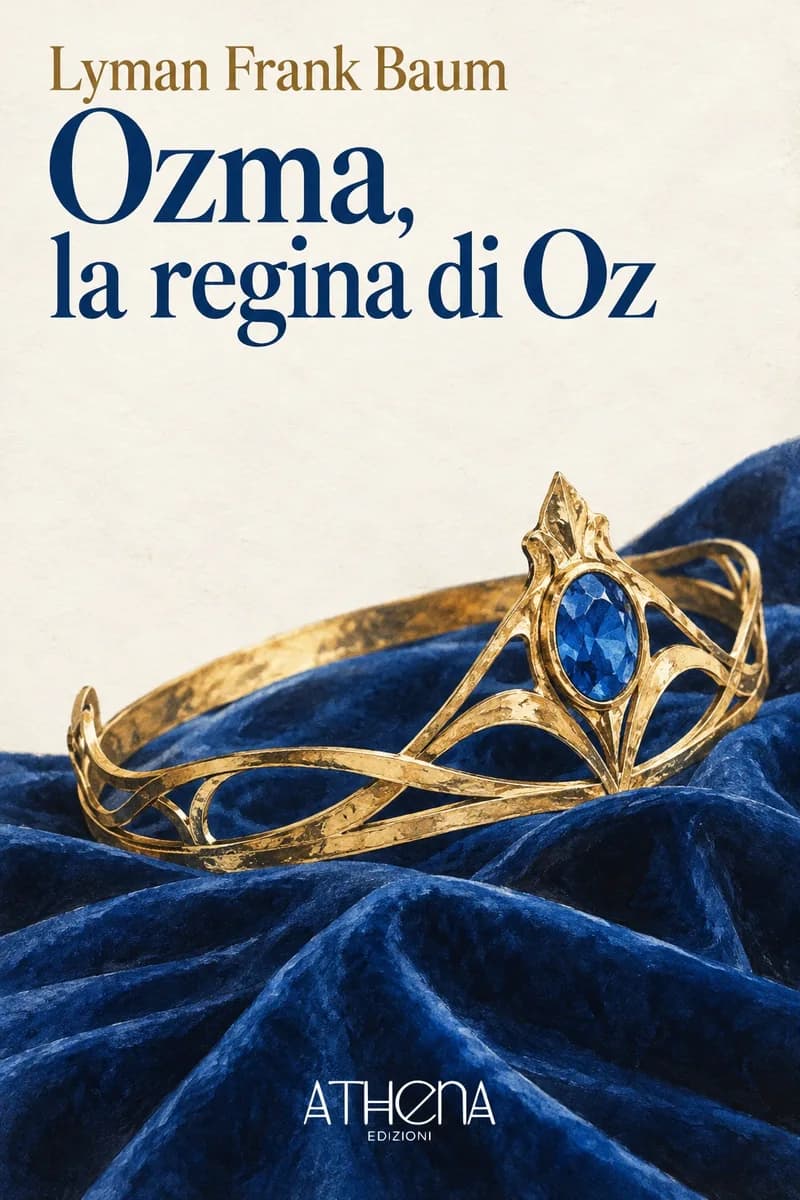 Ozma, la regina di Oz di Lyman Frank Baum – copertina Edizioni Athena