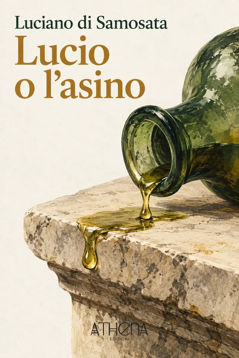 Lucio o l'asino di Luciano di Samosata – copertina Edizioni Athena