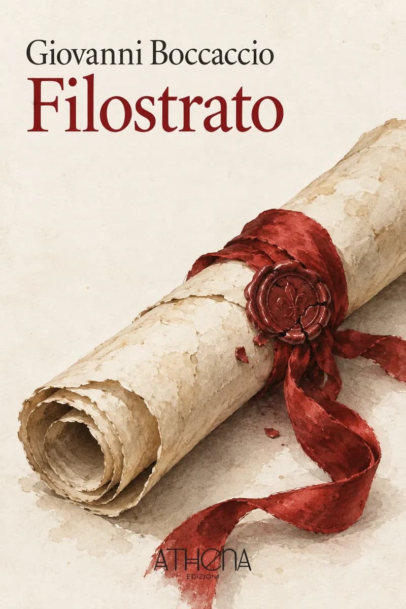 Filostrato di Giovanni Boccaccio – copertina Edizioni Athena