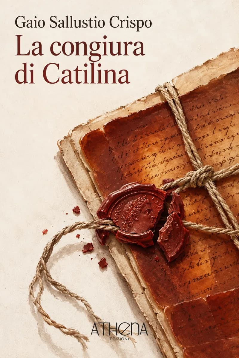 La congiura di Catilina di Gaio Sallustio Crispo – copertina Edizioni Athena