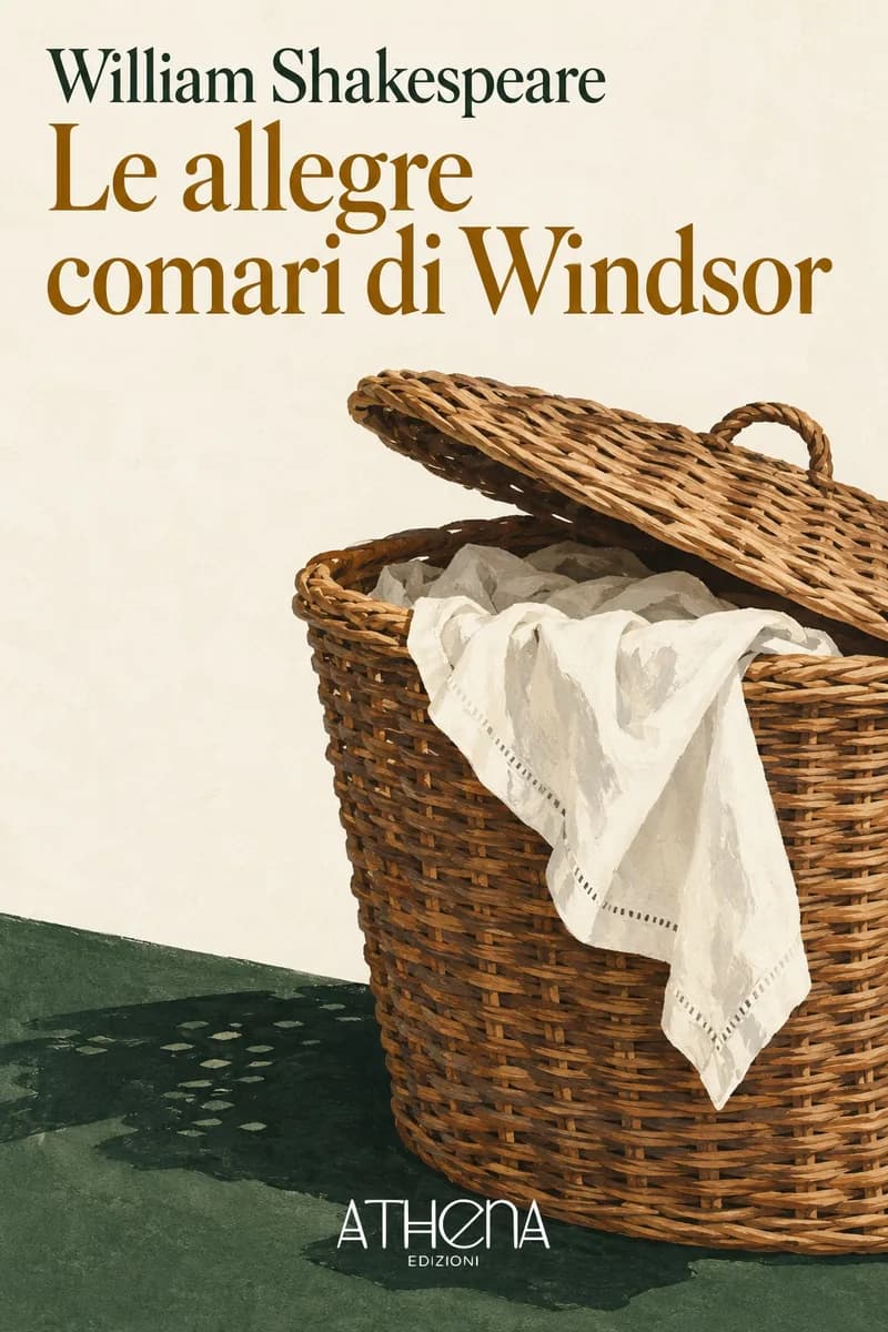 Le allegre comari di Windsor di William Shakespeare – copertina Edizioni Athena